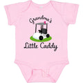 inktastic Grandma's Little Caddy Golf Baby Bodysuit 6 Months 0080 Pink 22b10