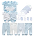 Chamie Baby Gift sets Short Sleeve One-Piece Pants Baby Clothes for Boys and Girls