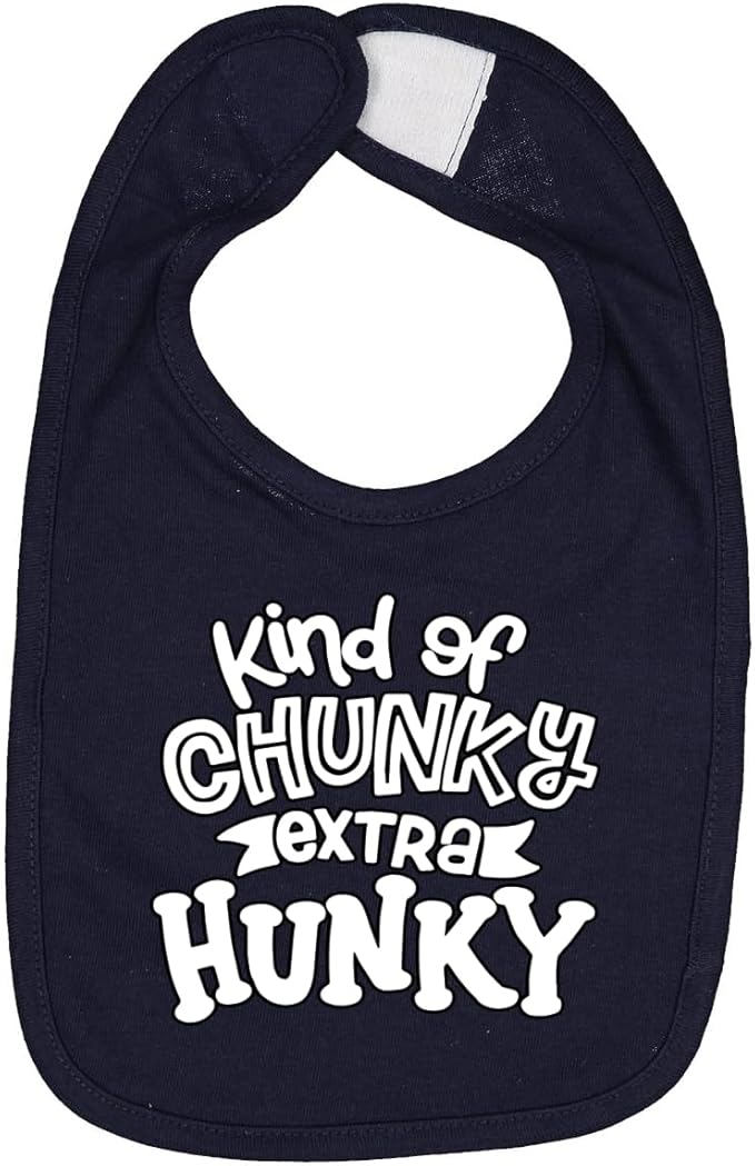 Wild Bobby Kind of Chunky Extra Hunky Humor Infant Premium Jersey Baby Bib