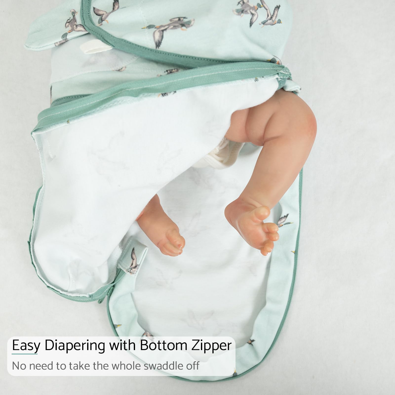 LollyBanks Newborn Swaddle,100% Organic Cotton Baby Swaddle for Newborn