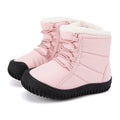 BMCiTYBM Toddler Baby Snow Boots Winter Shoes Boys Girls Cold Weather Baby Faux Fur Shoes Pink Size 9
