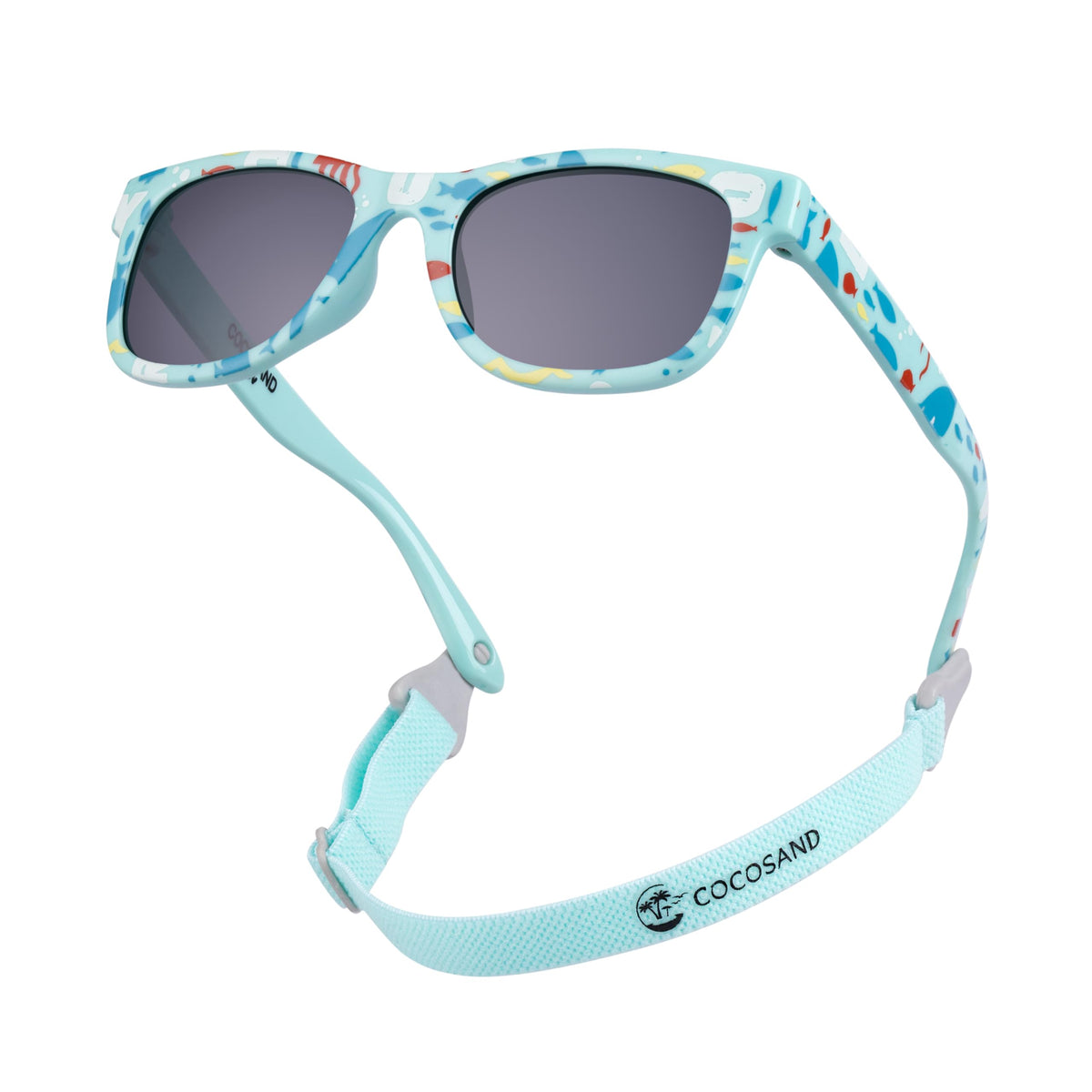 COCOSAND Flexible Polarized Baby Sunglasses with Strap