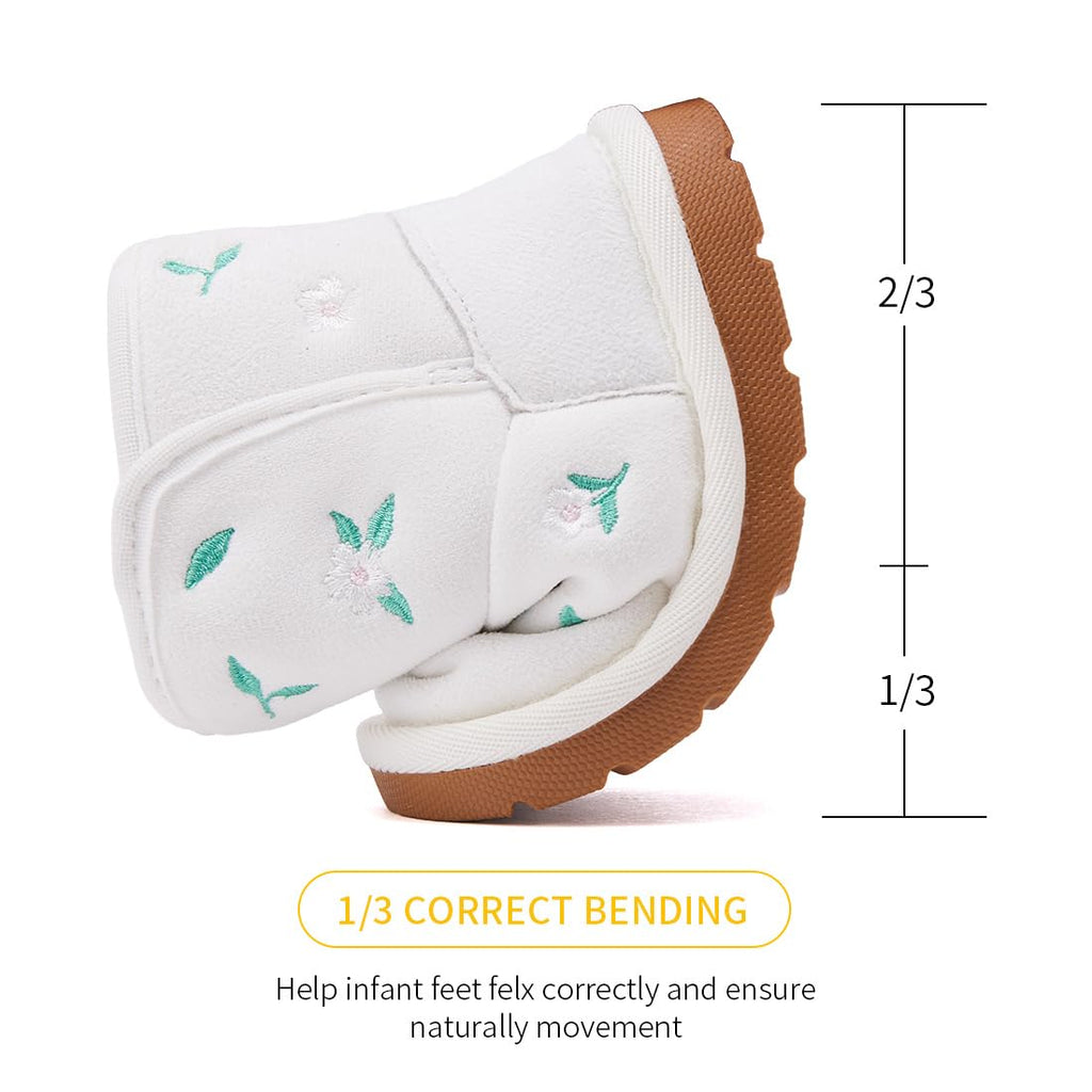 BMCiTYBM Baby Snow Winter Boots Girls Boys Infant Walker Shoes 12-24 Months