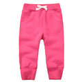 CuteOn Unisex Toddler Jogger Pants Kids Cotton Elastic Waist Winter Baby Sweatpants Pants 4Years Blue
