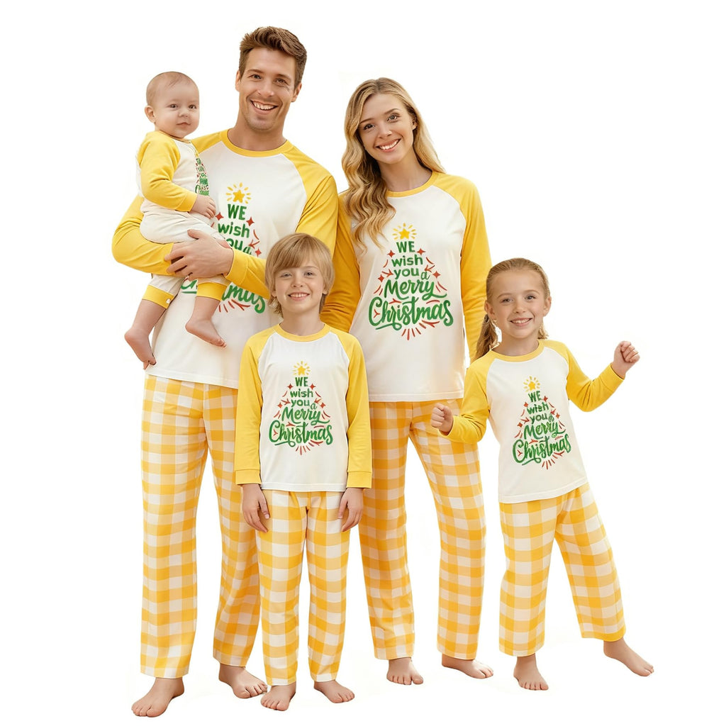Awoscut Family Christmas Pajamas Matching Pajamas for Family, Xmas PJs Sets Holiday Sleepwear (on-24, Dog, XL)