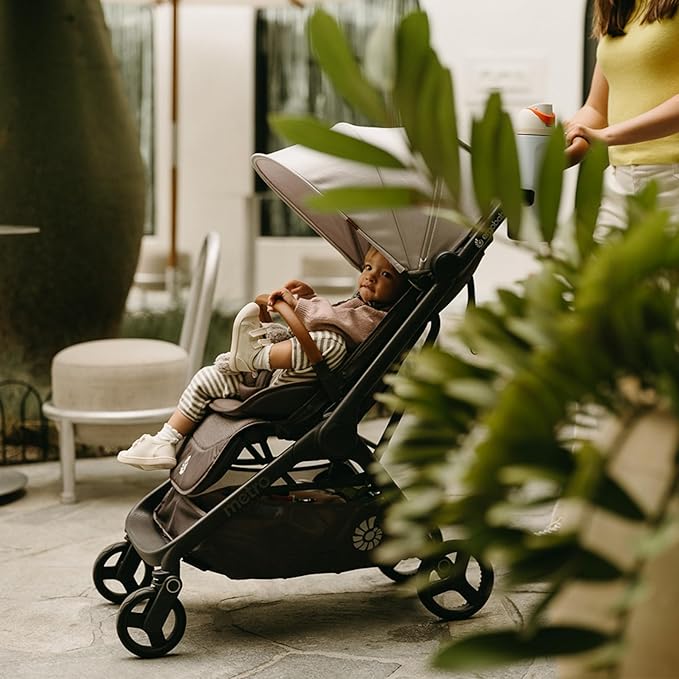 Ergobaby Metro 3 Deluxe Baby Stroller for Newborns, Infants, and Toddlers | Pearl Grey