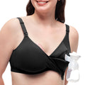Momcozy Hands-Free Pumping Bra, Breathable Tencel™ Fabric Breast Pump Bra