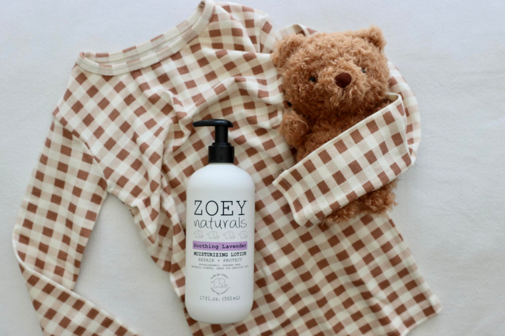 Zoey Naturals Lavender Moisturizing Lotion for Babies – Hypoallergenic, Gentle & Natural for Kids with Sensitive and Dry Skin – Aloe, Avocado & Shea – Made in USA – 17 fl oz
