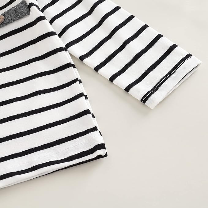 Toddler Baby Boy Clothes Solid Color Long Sleeve Crewneck Sweatshirt Top Casual Pants Set 2Pcs Fall Winter Outfits