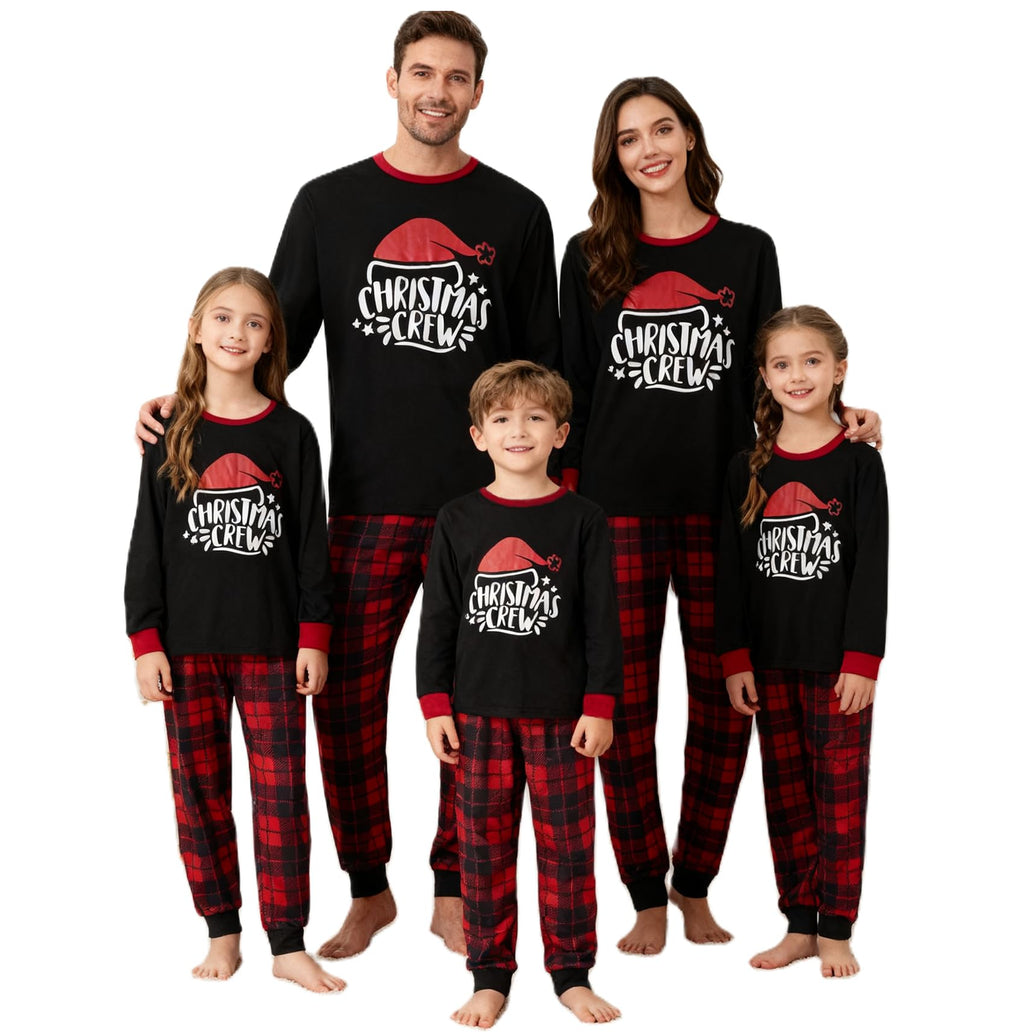 Awoscut Family Christmas Pajamas Matching Pajamas for Family, Xmas PJs Sets Holiday Sleepwear(#gj-7, Baby, 6 Months)