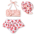9 6-12 Months Infant Baby Girls Swimsuit Watermelon Bikini Two Pieces Bathing Suit Swimwear Summer Swimming Beach Set