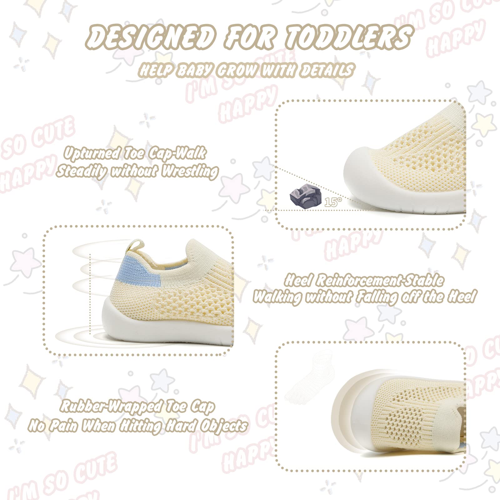 Baby Boy First Walking Shoes Girl Toddler Soft Sole Breathable