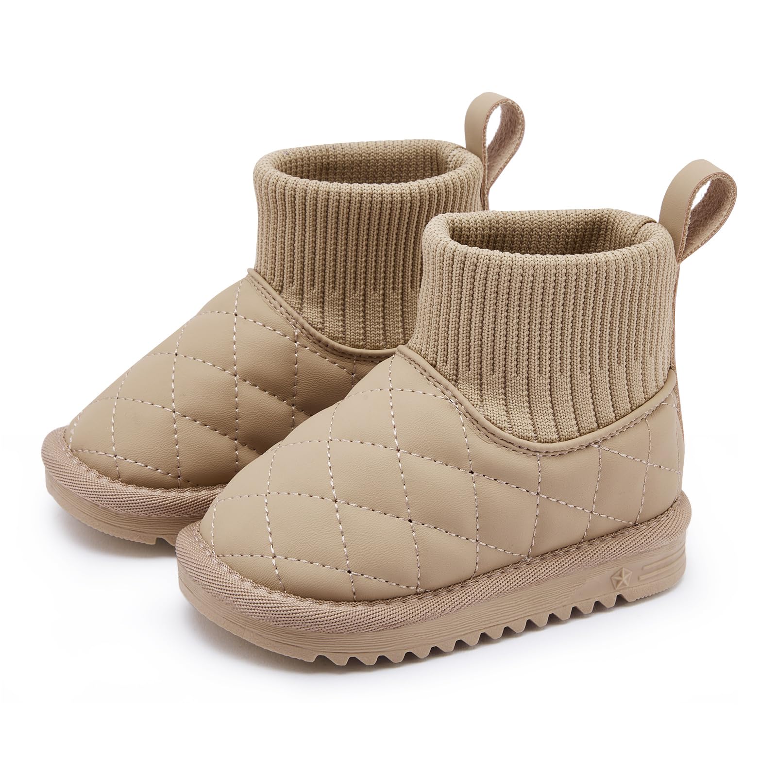 BMCiTYBM Baby Snow Winter Boots Girls Boys Infant Walker Shoes 12-18 Months