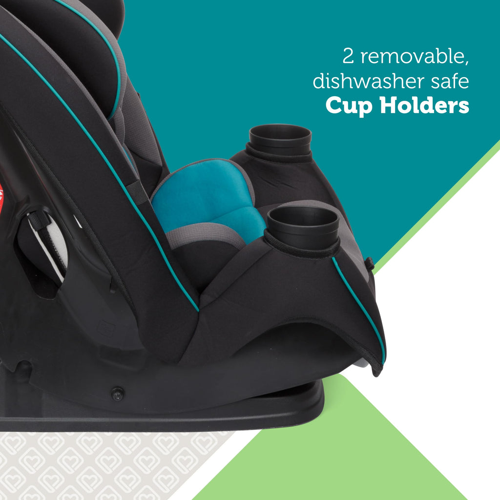 Safety 1st Grow and Go All-in-One Convertible Car Seat, Rear Facing, 5-40 lbs, Forward Facing (30–65 lbs), High Back Booster Seat 40-100 pounds, Vineyard Girl