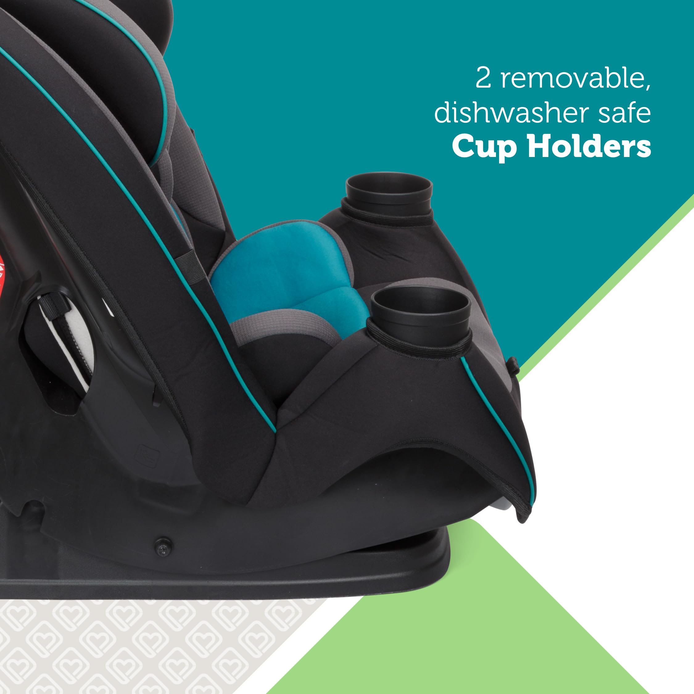 Safety 1st Grow and Go All-in-One Convertible Car Seat, Rear Facing, 5-40 lbs, Forward Facing (30–65 lbs), High Back Booster Seat 40-100 pounds, Vineyard Girl