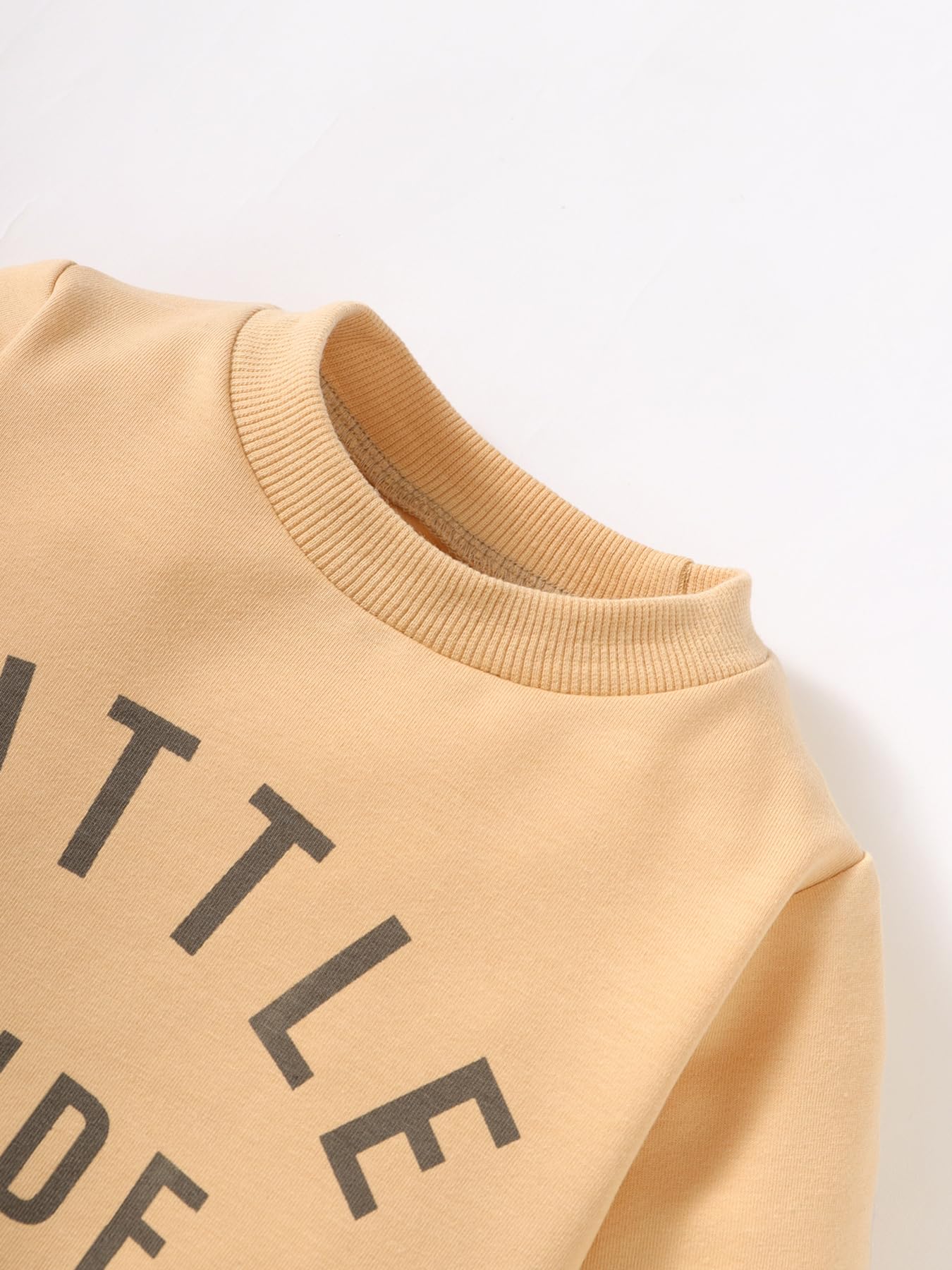 Twosya Toddler Baby Boy Clothes Infant Fall Winter Outfit Long Sleeve Sweatshirt Pullover Tops and Joggers Pants 2Pcs Set