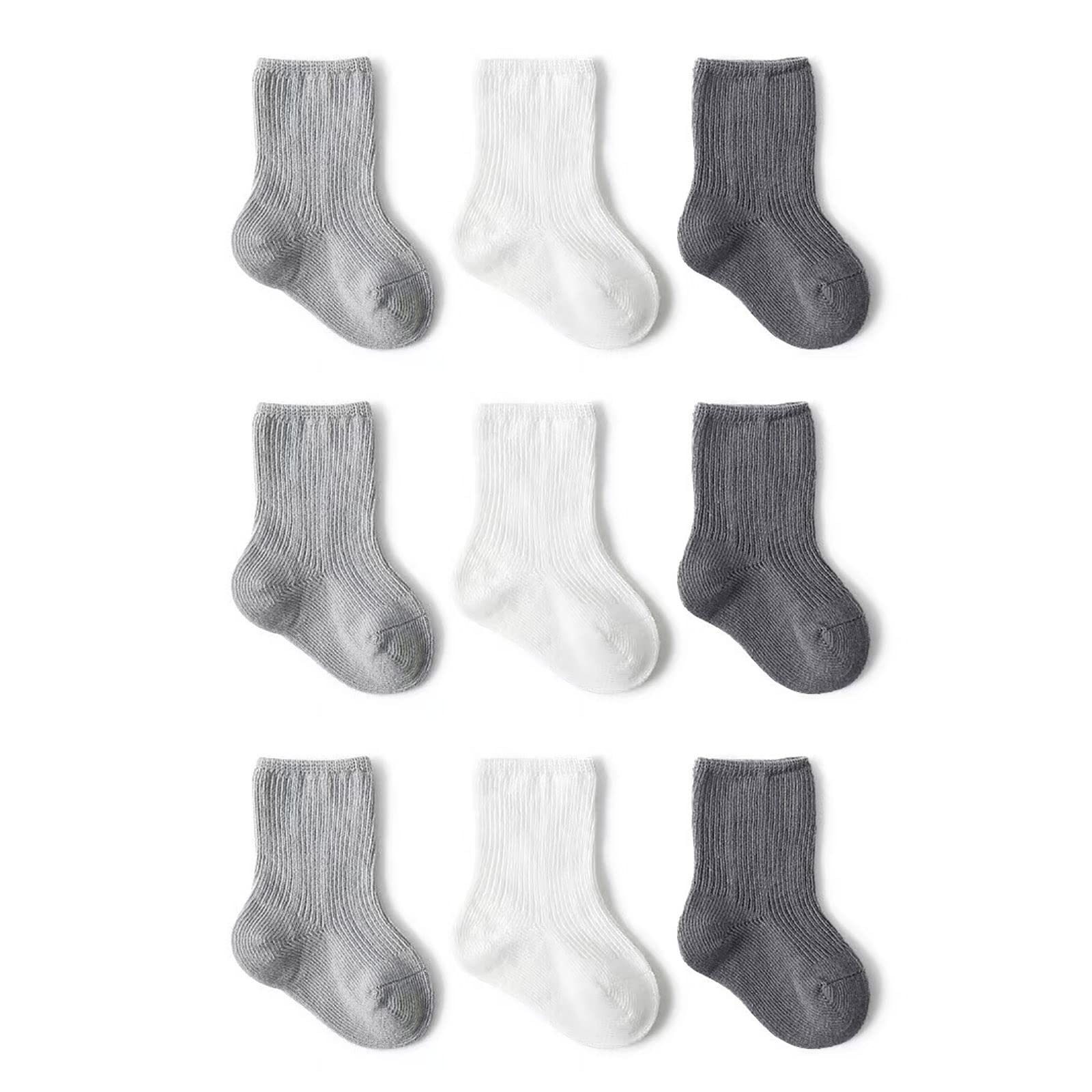 SHARELY SHEEP Toddler Socks Unisex Baby Crew Socks for Infant Boys Girls Stretchy Cotton Socks Stocking Stuffers for Kids Gift 0-36 Months