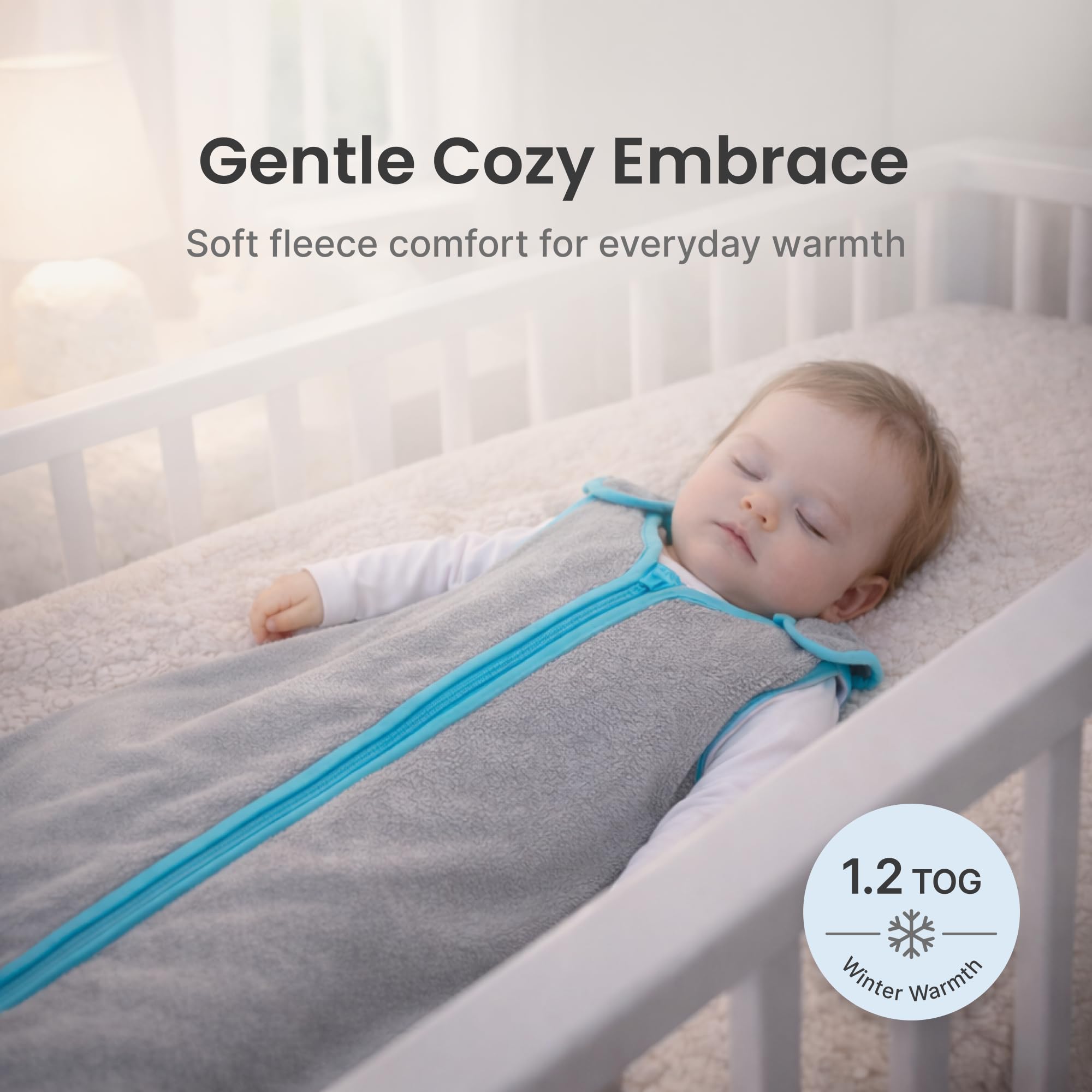 Baby Deedee Sleep Nest Fleece - Fleece Sleep Sack 1.2 TOG 6-18M Lake Green