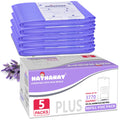 Diaper Pail Refill Bags Compatible With Dekor Plus Diaper Pail, Extra 30% Length, Lavender Scent, 5 Pack