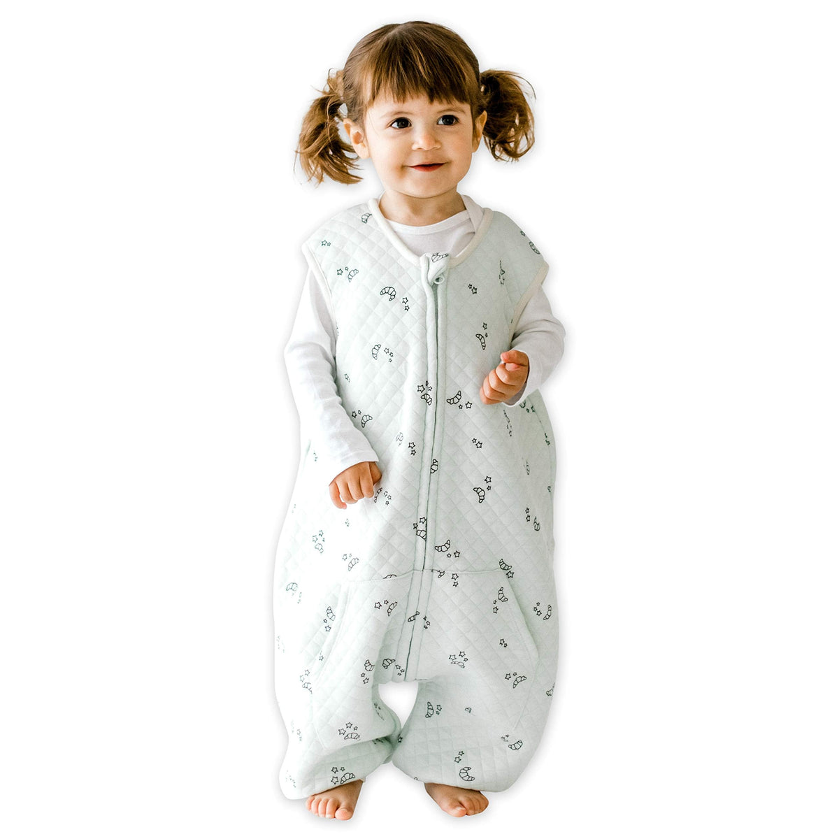 Dreamsuit: Toddler Sleep Sack with Legs, Rayon Made from Bamboo, 1.2 TOG