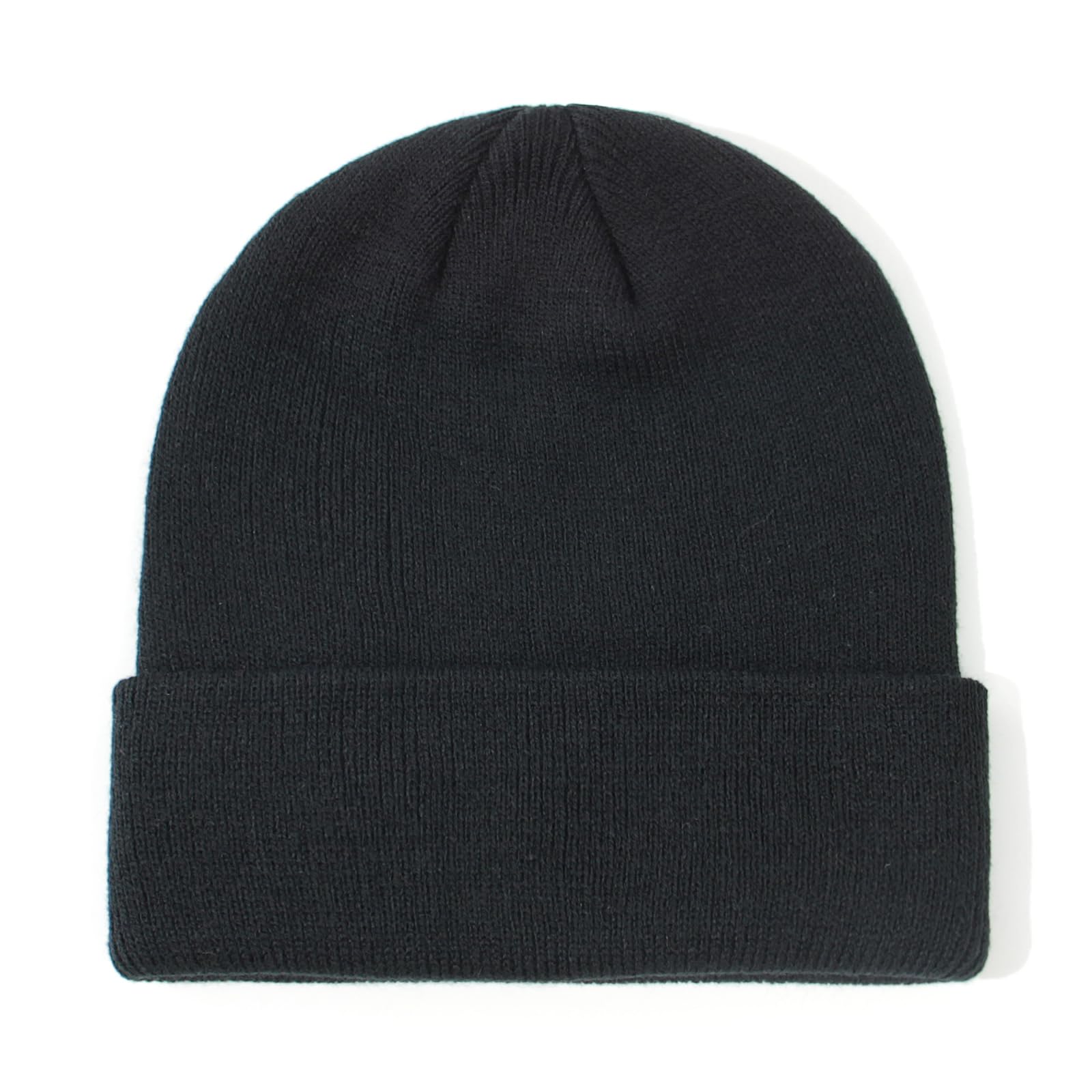 ENBAOHUI Baby Beanie Hat Newborn Winter Warm Knit Hat Kids Soft Beanie Cap Boys Girls Winter Warm Knit Hat Black/Grey/Coffee/Khaki M