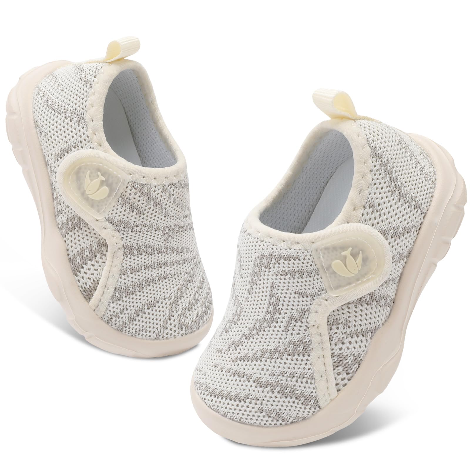 FEETCITY Infant Shoes Girls Boys Toddler Slip On Sneaker Newborn Crib Shoe Baby First Walking Shoes