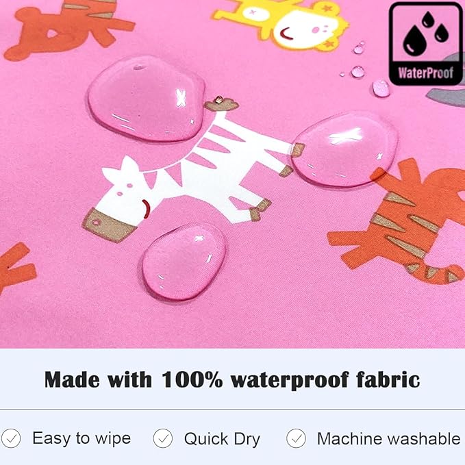 Kids Painting Apron – Waterproof Art Smock for Toddlers & Preschoolers, Messy Play, Baking, Crafts, Cooking, Mealtime