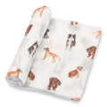 LollyBanks Muslin Swaddle Blanket, 47 x 47 in, Newborn Receiving Blanket