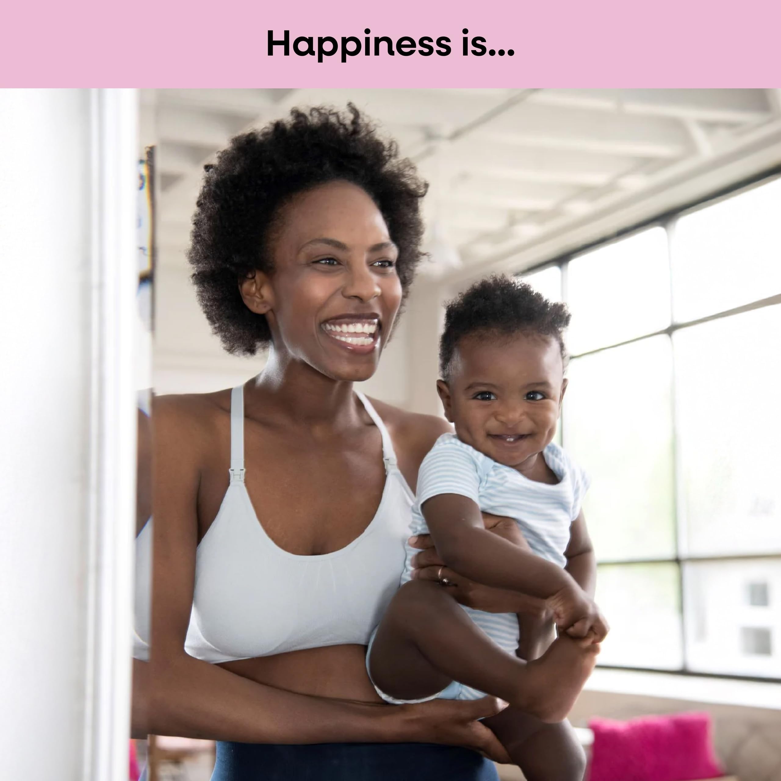 Bamboobies Yoga Nursing Bra for Breastfeeding, Drop Cups, Hibiscus, X-Large