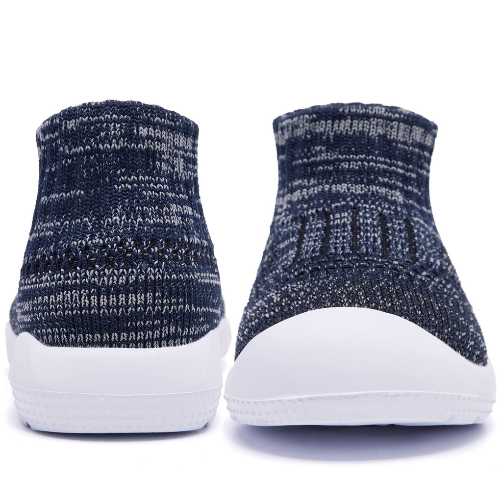 MORENDL Toddler Sock Shoes Baby Walking Shoes Infant Slippers Boys & Girls Non-Slip Sneakers Multi Blue