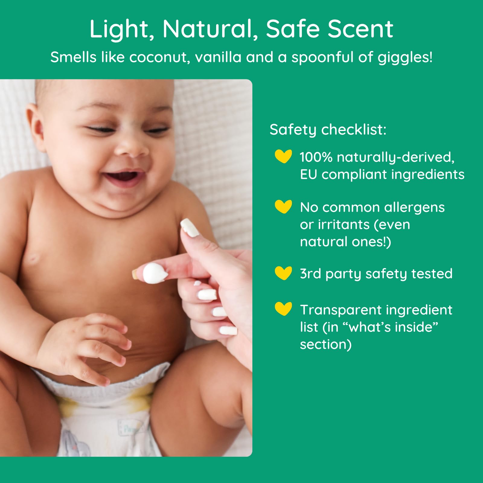 Bubbsi Newborn Baby Body Lotion - Deeply Moisturizing Whipped Organic Coconut Oil for Baby Skin, Vegan Toddler Moisturizer with Shea Butter, Vitamin E, Natural Scent (Refillable, 8oz)