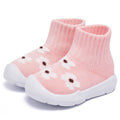 MORENDL Toddler Sock Shoes Baby Walking Shoes Infant Slippers Boys & Girls Non-Slip Sneakers Pink Flower