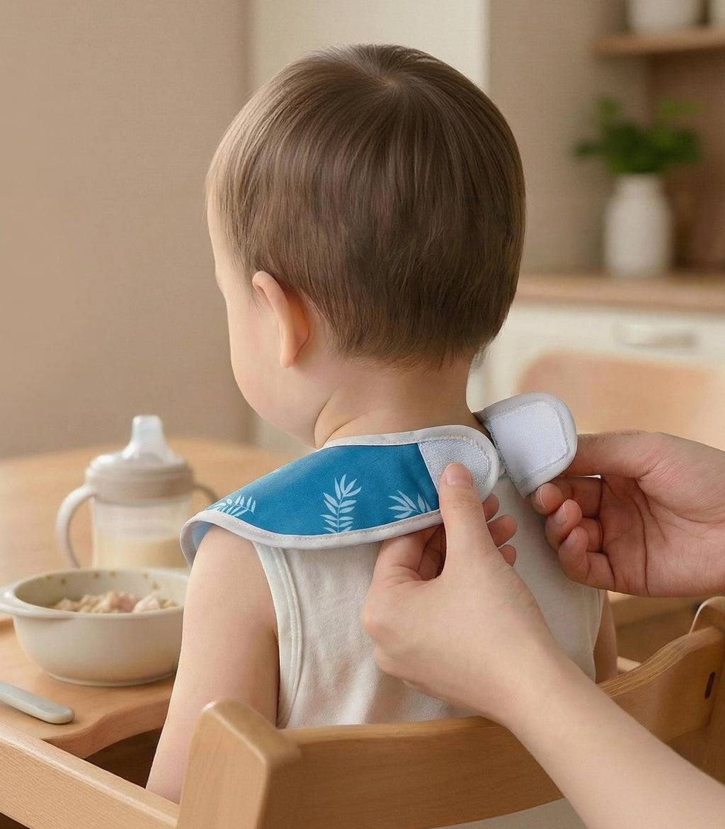 CIVARUA KIDS 3 Pack Waterproof Baby Bibs for Eating, Mess Proof Feeding Bib