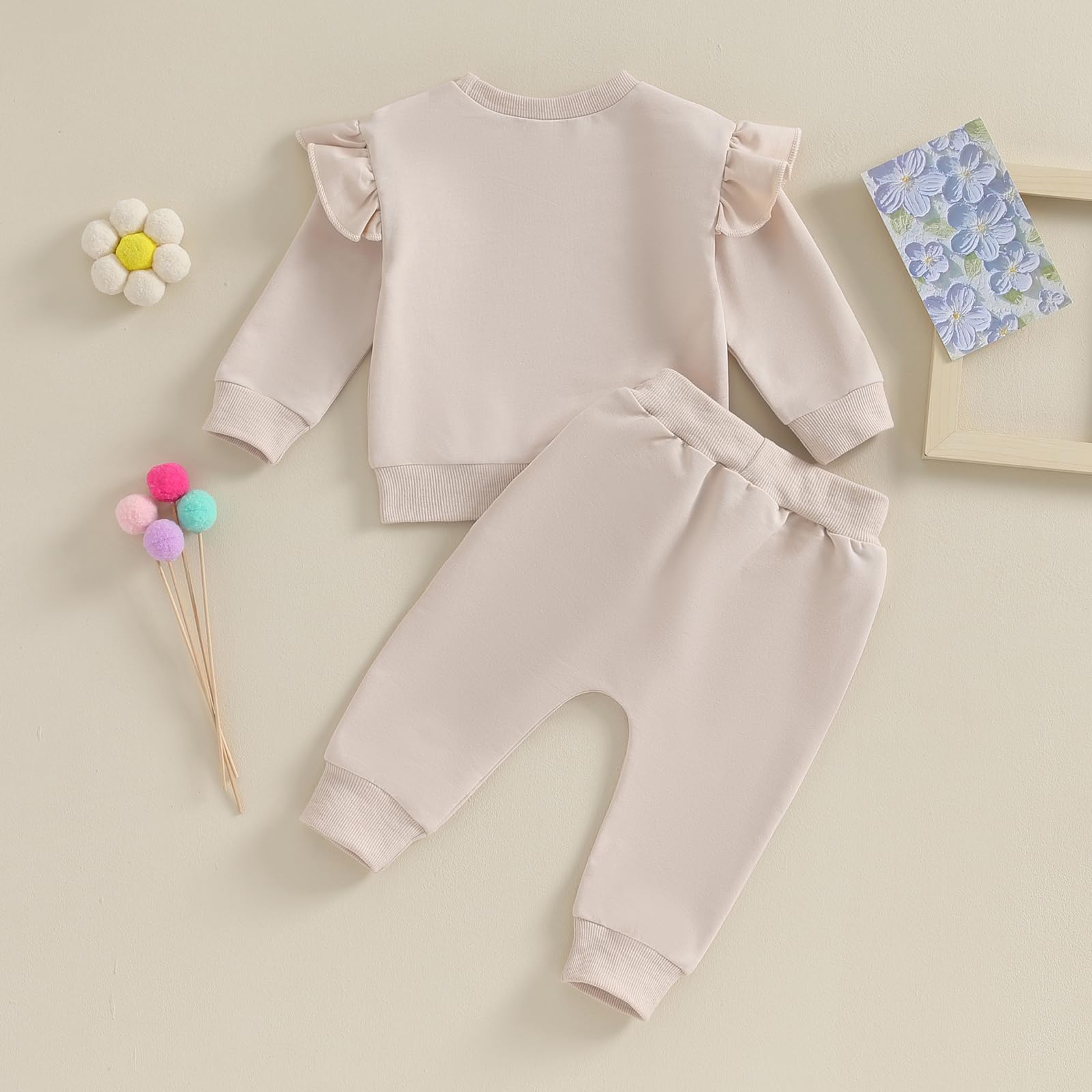 Toddler Baby Girl Clothes 6 12 18 24 Months Fall Outfits Sweatshirt Pants