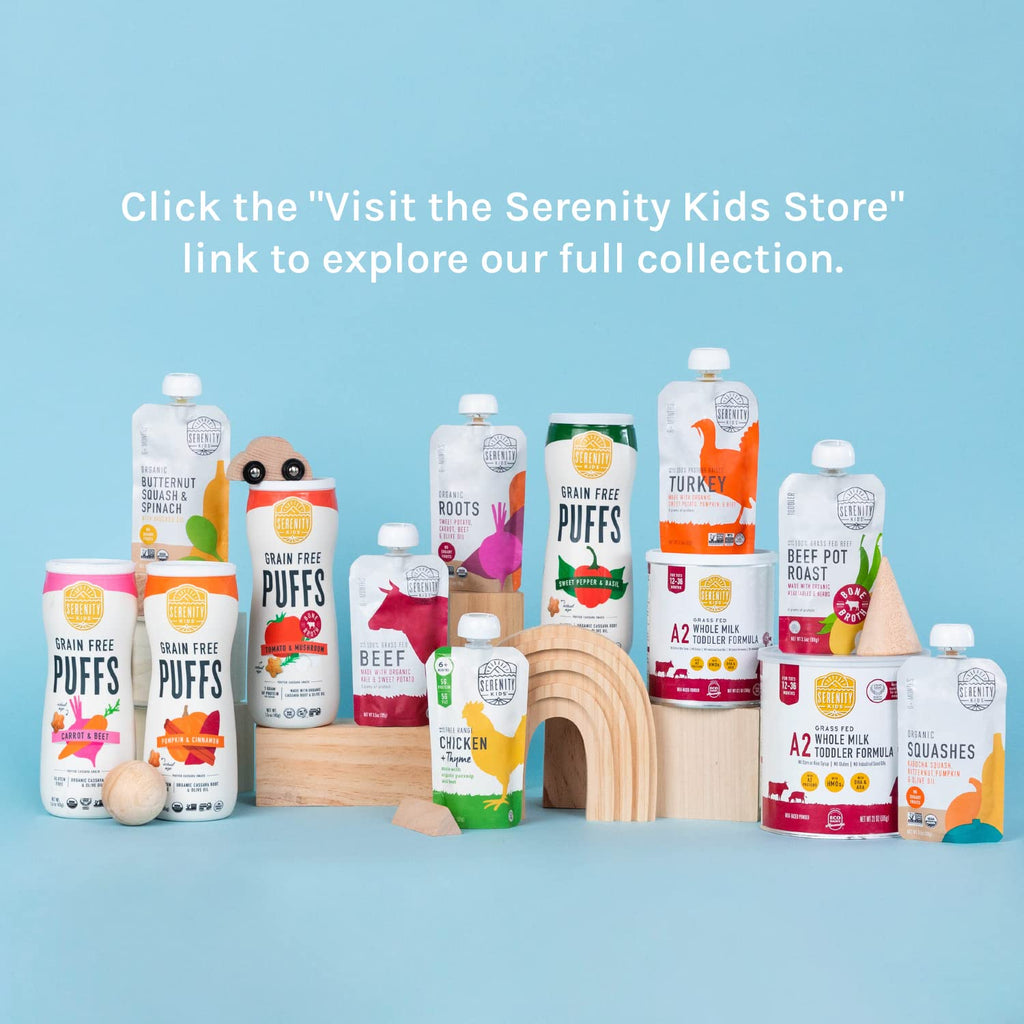 Serenity Kids Organic Baby Food Pouches, No Added Sugar, 3.5 Oz, 12 Pack