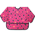 Plie Long Sleeve Waterproof Bib for Toddlers – Soft Feeding Smock for Baby Mealtime, Self-Feeding, Painting & Messy Play, BPA-Free, Easy Clean (6–24 Months) - Ugly Star