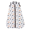 LollyBanks 100% Cotton Baby Sleep Sack 6-12 Months for Baby Boys, Soft Infant Sleep Sack with 2-Way Zipper, Cozy and Lightweight 0.5 TOG Baby Sleeping Bag, Baby Essentials (Cat Print)