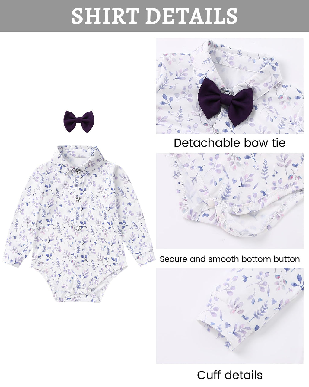 SANMIO Baby Boy Suit Set Infant Gentleman Formal Outfits 0-24M