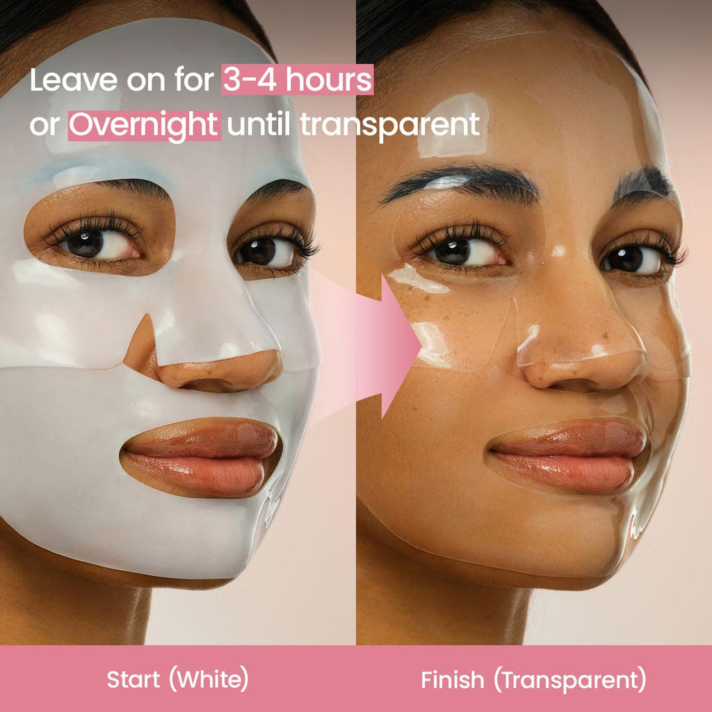 BIODANCE Bio-Collagen Real Deep Mask, Hydrating Overnight Hydrogel Face Mask, Pore Minimizing, Plumping, Elasticity Improvement, Korean Skin Care, Self Care Gifts for Women | 1.19oz(34g) x 16ea