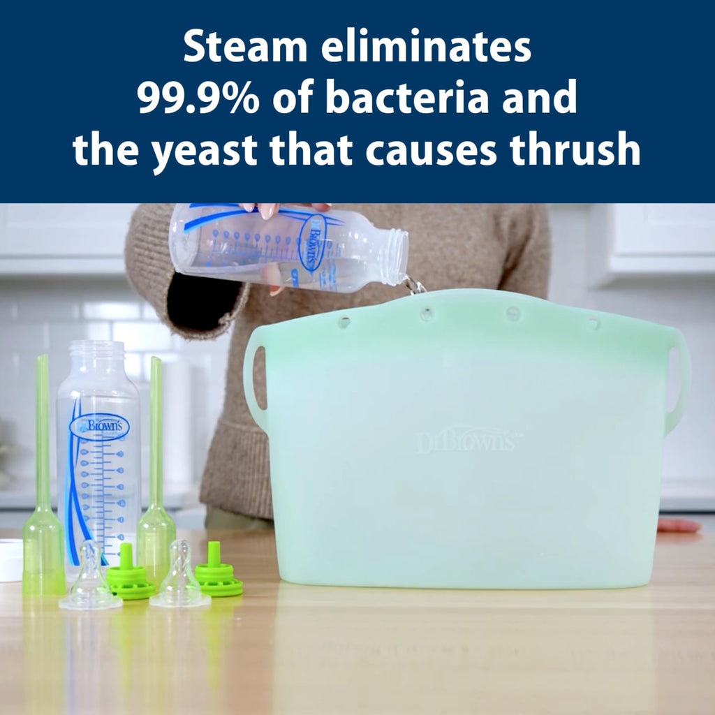 Dr. Brown's Microwave Steam Silicone Sterilizer Bag