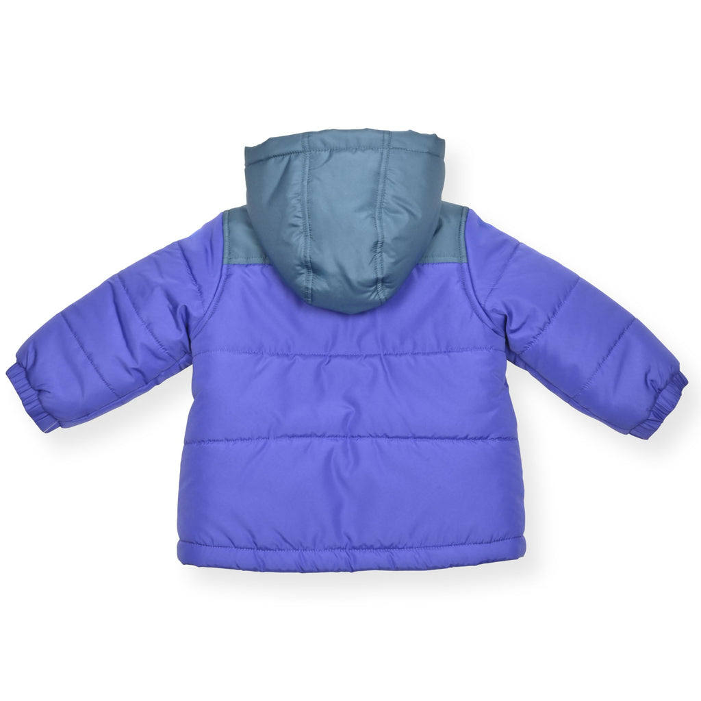 Arctic Quest Girls' Bib Snow Pants and Ski Jacket Water-Resistant Snowsuit For Kids Winter Hooded Jacket, Vibrant Lavender 2, 4