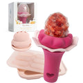 Moonkie Baby Fruit Feeder for Self-Feeding: Controlled Flow Design with 2 Pouches for Safe First Foods - BPA Free Silicone Food Feeder with Freezer Tray for Cooling Comfort - 4 Months+ - 1 Pack