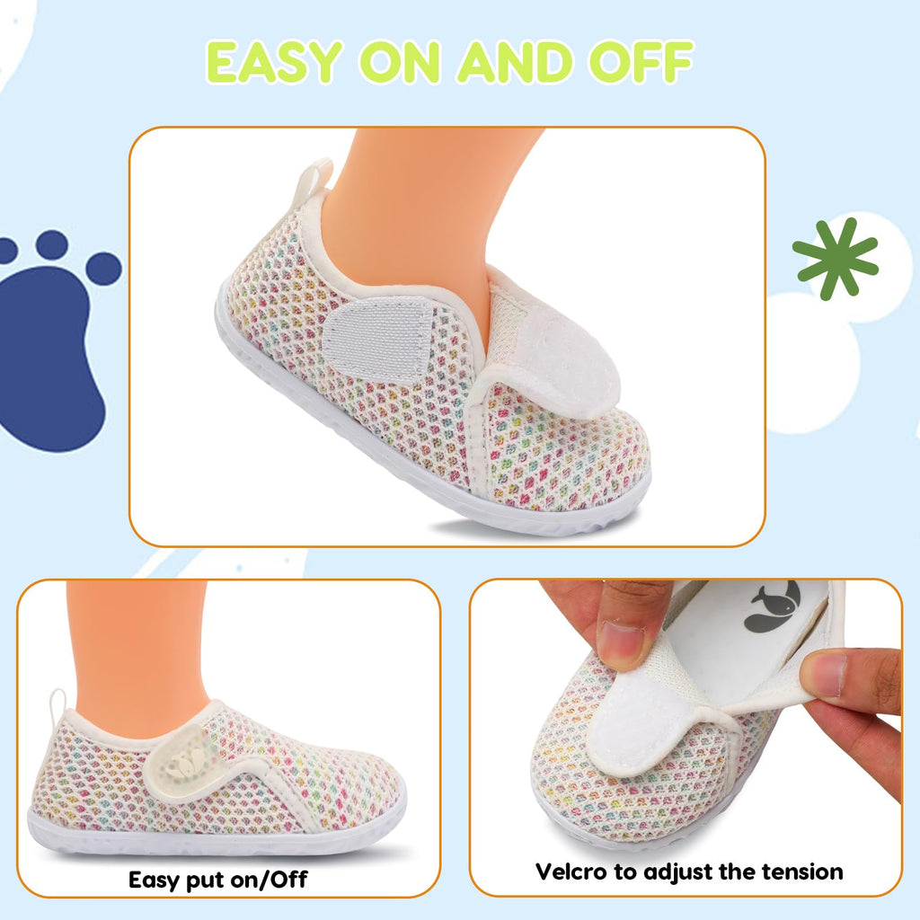 FEETCITY Toddler Boys Girls Shoes Baby Sneakers Baby First Walking Shoes Newborn Crib Shoe Infant Outdoor Shoe