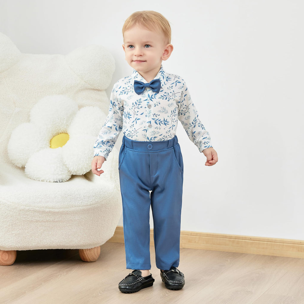 SANMIO Baby Boy Easter Outfit Suit Infant Gentleman Baptism 0-24M