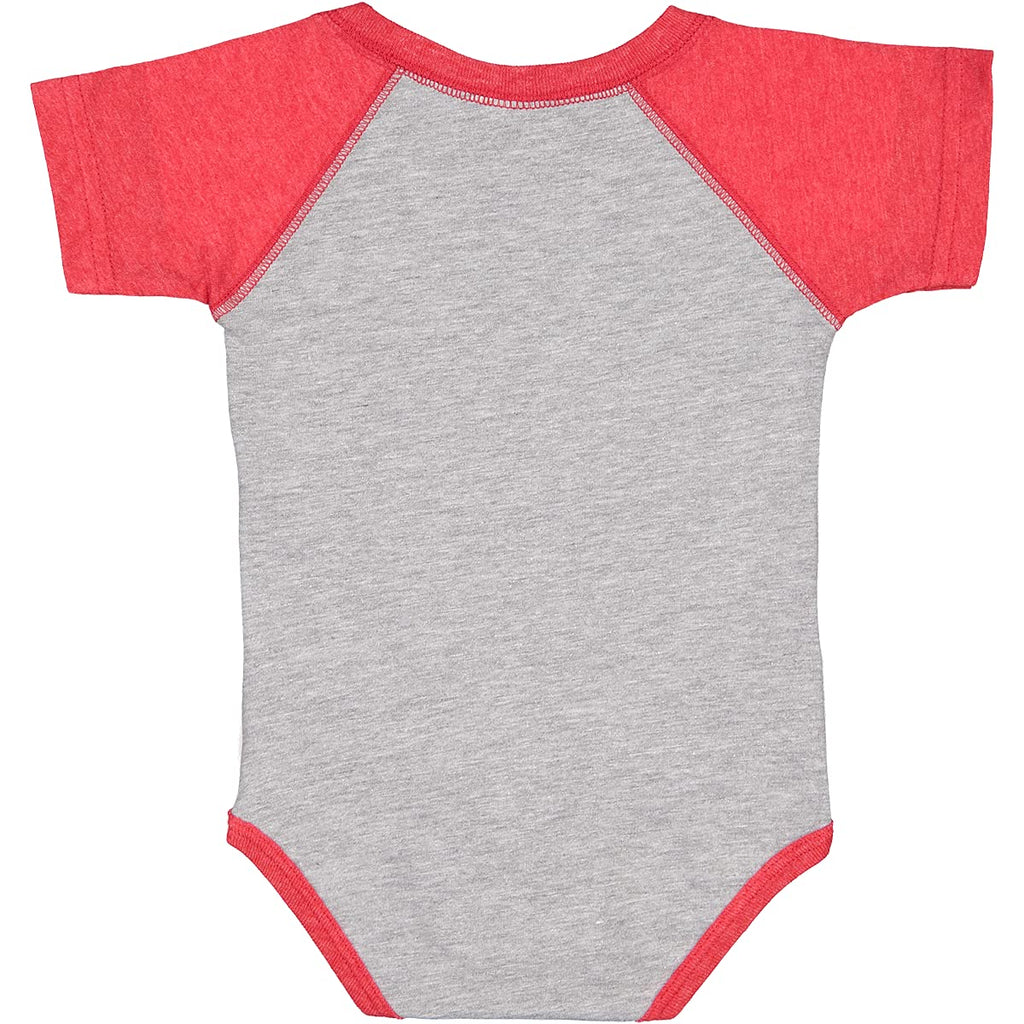 inktastic I'm Grandpa's Lil' Caddy- Golf for Kids Baby Bodysuit 18 Months Baseball Heather and Red 2c4dc