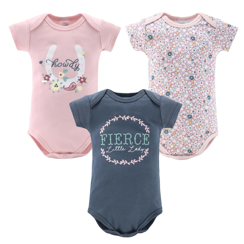 The Peanutshell Baby Layette Gift Set for Girls - 16 Piece New Born Girl Gift Set, Baby Clothes & Newborn Essentials Must Haves - Newborn Clothes 0-3 Months - Prairie Floral