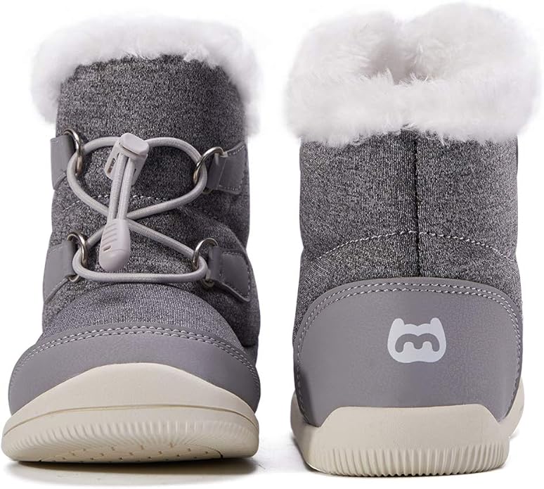 BMCiTYBM Toddler Baby Snow Boots Winter Shoes Boys Girls Cold Weather Baby Faux Fur Shoes