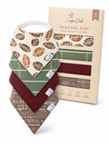 Copper Pearl Baby Bibs for Baby Boy or Girl – Bandana Drool Bibs for Teething, Absorbent Bibs for Eating, Newborn to Toddler, 4 Pack, Blitz