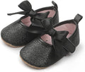 COSANKIM Baby Girls Mary Jane Flats Shoes Anti-Slip Rubber Sole Infant Toddler Princess Wedding Dress Shoes