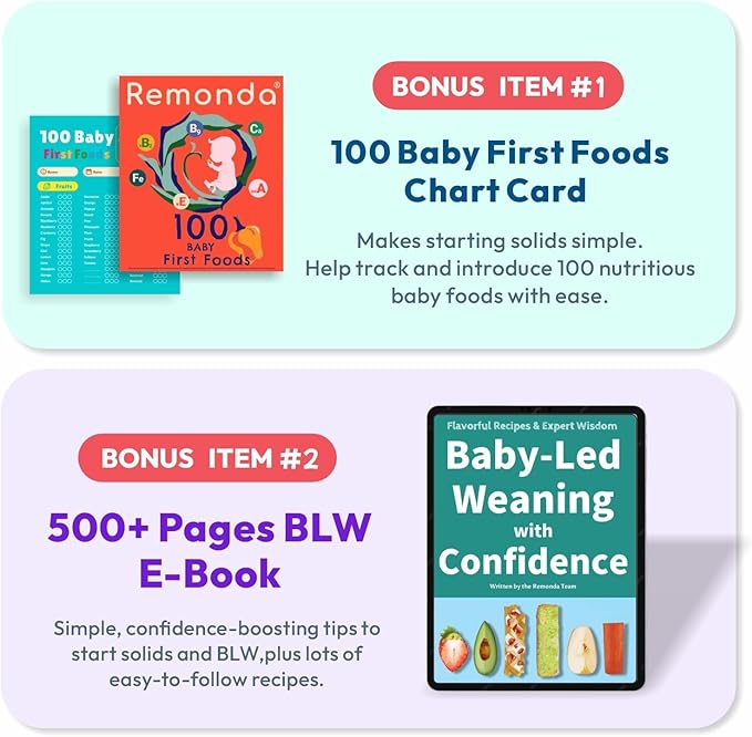 Remonda 23-Piece BPA-Free Silicone Baby Feeding Set | Extra Large Suction Plates, Toddler Bowls, Self Feeding Spoons, and More | Dishwasher Safe| Baby Led Weaning Supplies (Beige)